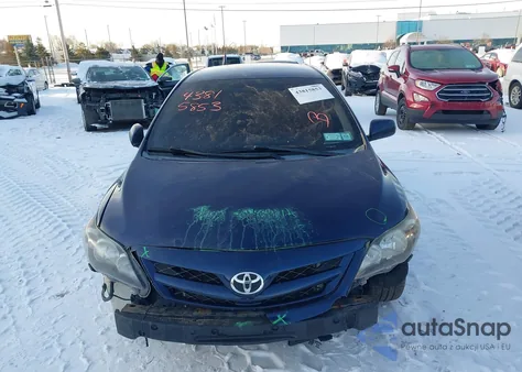 2013 Toyota Corolla S z USA, uszkodzony, nr VIN 2T1BU4EEXDC102801